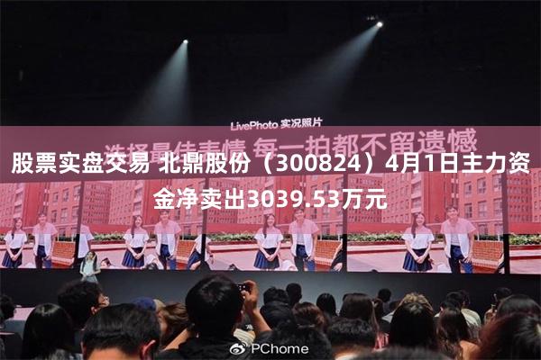 股票实盘交易 北鼎股份（300824）4月1日主力资金净卖出3039.53万元