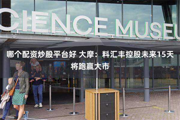 哪个配资炒股平台好 大摩：料汇丰控股未来15天将跑赢大市