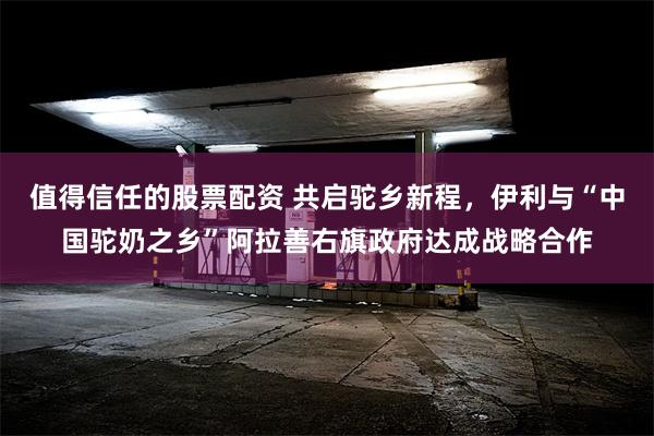 值得信任的股票配资 共启驼乡新程，伊利与“中国驼奶之乡”阿拉善右旗政府达成战略合作